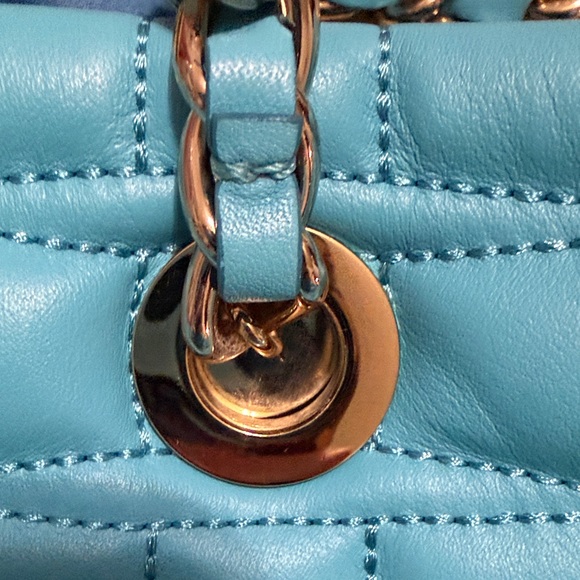 Kate Spade Turquoise Quilted Satchel - Picture 11 of 16